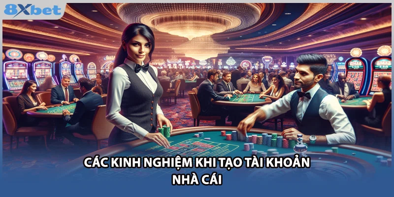 Các kinh nghiệm khi tạo tài khoản nhà cái