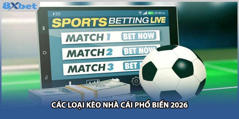 Các loại kèo nhà cái phổ biến 2026
